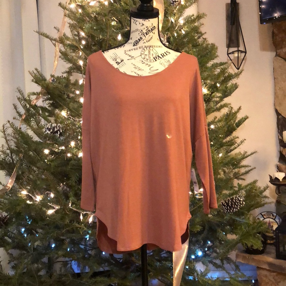 NY&Co Soho Soft Tee - Crisscross Back